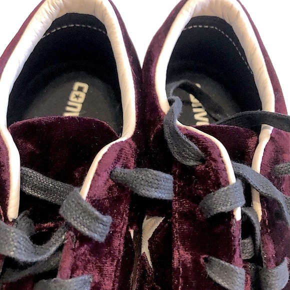 New Converse One Star Platform OX Dk Sangria/Egret - Picture 5 of 7